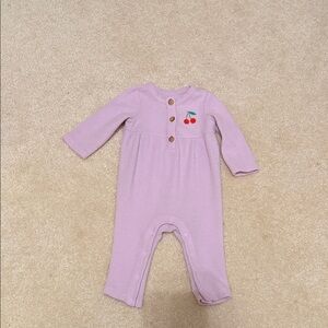 Cat & Jack Purple Cherry Footie
